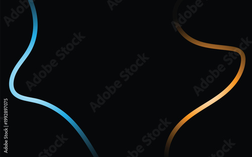 Abstract light trails a vibrant dance of color in darkness