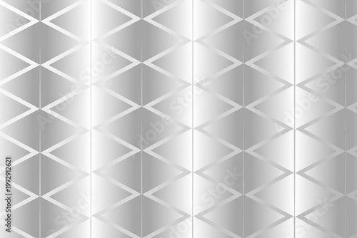 Silver geometric pattern background with diamond shapes and vertical stripes. for corporate stationery, website backgrounds, wallpaper, or digital scrapbooking.