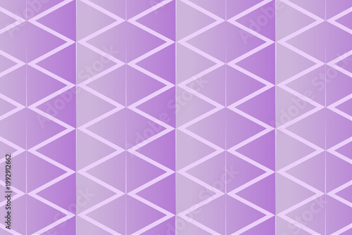 Fotografie Purple geometric pattern background with diamond shapes and vertical stripes