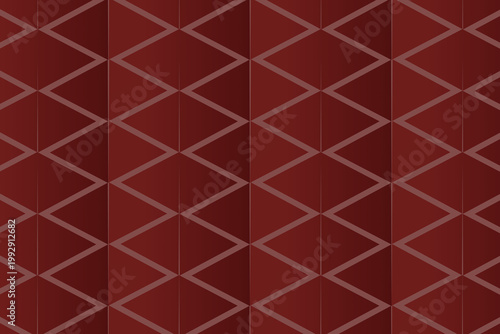 Maroon red geometric pattern background with diamond shapes and vertical stripes.for corporate stationery, website backgrounds, wallpaper, or digital scrapbooking.
