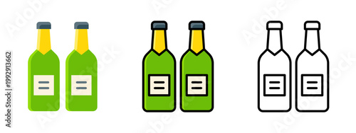 Beer beverage drink collection alcohol bar drink icons