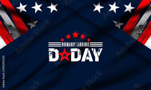 D-Day Tribute Graphic – Honoring Normandy Landings Heroes