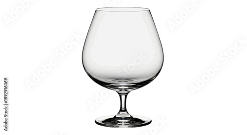 Minimal black silhouette icon, simple flat vector, bold black shape, no, no shading empty brandy snifter glass on a, flat icon style