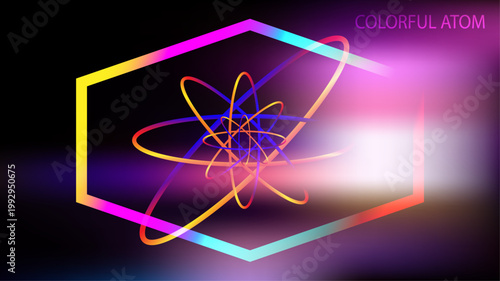 Colorful Atom