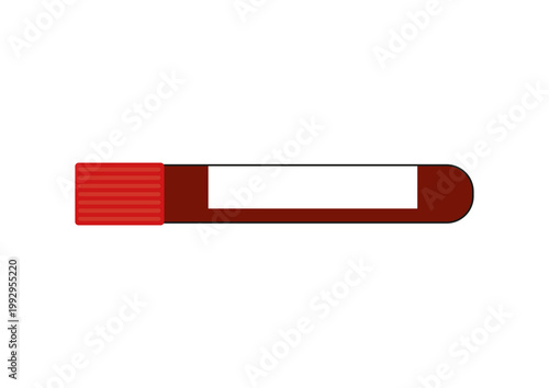 Blood sample, illustration