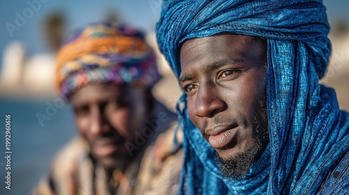 Senegal people portrait are known for teranga hospitality they are talking together