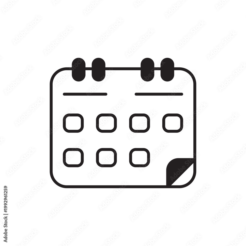 Naklejka premium Calendar 