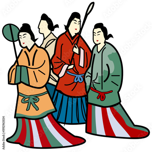 高松塚古墳-壁画