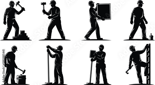 Halloween background with haunted house, bats, ghost and witch.