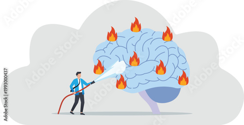 Mental Burnout and Stress Management with Brain on Fire