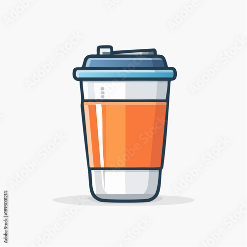 タンブラーアイコンシンプル素材