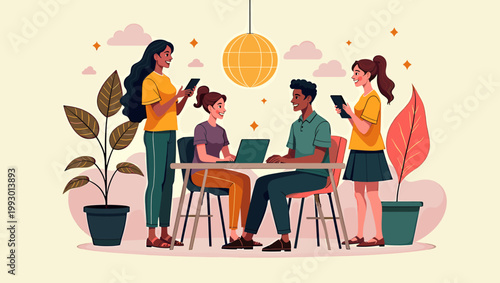 A minimalist, pastel illustration of a peach. Ideal for backgrounds, food-related content, or adding a touch of natural serenity to designs.