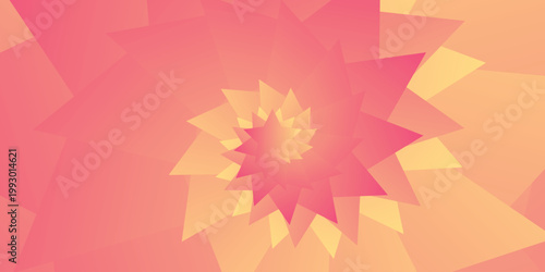 Background geometric shapes gradient color spin radial pattern texture. Motif technology
