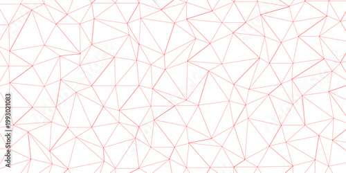connected dot with red line .many squares and rectangle shapes .Internet connection network high digital technology with connecting points and dot	
