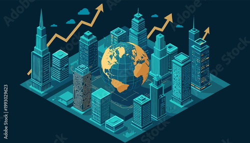 A minimalist, isometric illustration of a building corner, evoking a sense of modern urban development. Ideal for articles about city planning, financ
