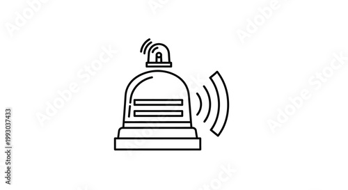 Alarm Siren Sound Warning Device.