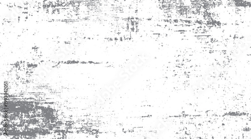 Distressed grunge texture with scattered grey speckles and horizontal streaks on a white background