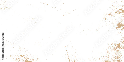 Abstract white grunge texture background with subtle brown stains and distressed vintage paper surface design