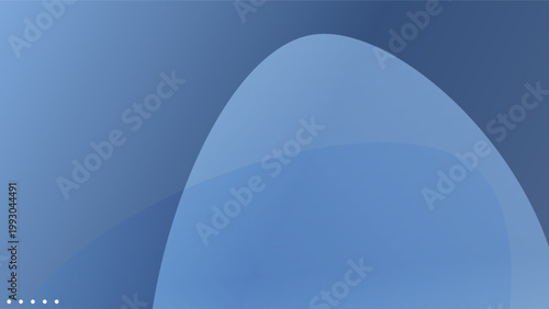 Minimalist blue gradient background featuring soft fluid curves and elegant transparent layers. 