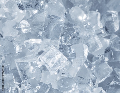 Close-up of ice cubes