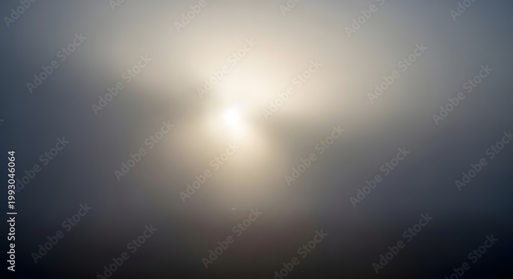 Obraz premium Bright sun rays flash through blue clouds in a nature background texture with a glowing light gradient across the sky