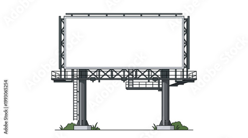 V Shape Double Sided Billboard Steel Structure Blank Panels