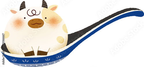 Spoon of glutinous rice for lantern festival