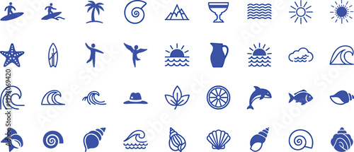 Professional Icon Set of Beer and Wine Glassware Featuring Pints Mugs and StemwareProfessional Icon Set of Beer and Wine Glassware Featuring Pints Mugs and Stemware