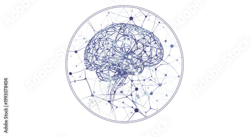 Neural Network Brain Concept: Artificial Intelligence and Cognitive Technology
