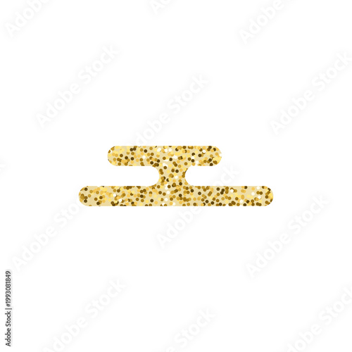 Golden glitter cloud