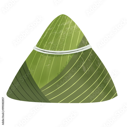 Rustic wrapped rice dumpling