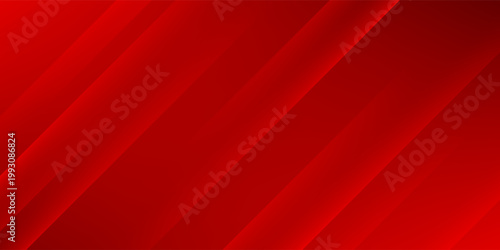 Abstract Red Background with Dynamic Diagonal Gradient Stripes, Modern Minimalist Geometric Line Pattern, Elegant Scarlet Backdrop for Corporate Banner, Poster, and Tech Design
