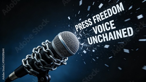 World Press Freedom Day 2026 Concept – Digital News Flow, Freedom of Information, Global Journalism Network