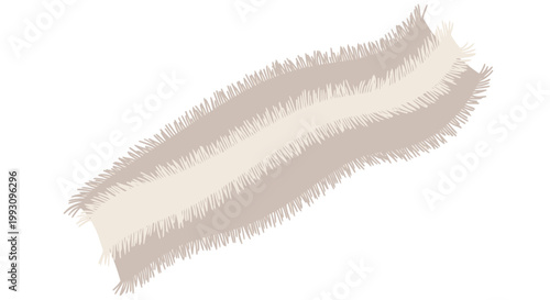 Closeup of white mascara brush.