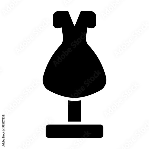 Mannequin Vector Glyph Icon Design
