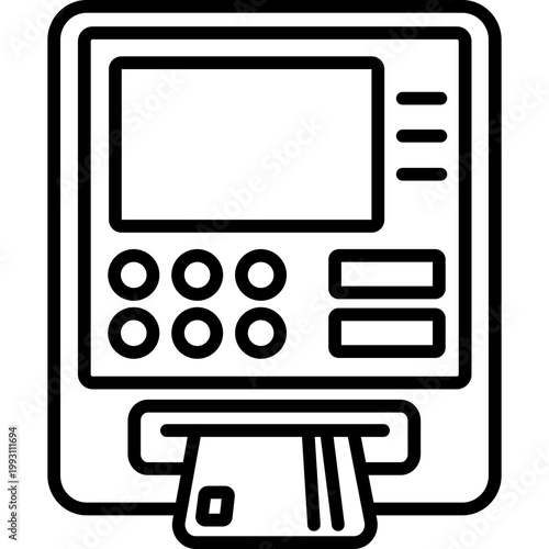 ATM Vector Icon