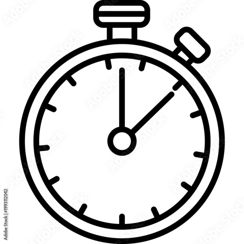 Stopwatch Vector Icon