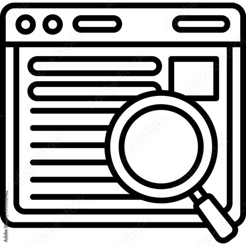 Search Results Vector Icon