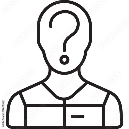 False Identity Vector Icon