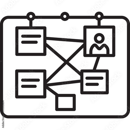 Investigation Board Vector Icon