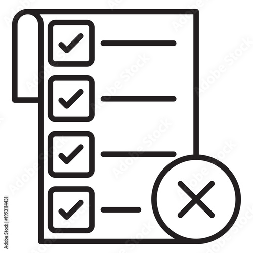 False Claim Vector Icon