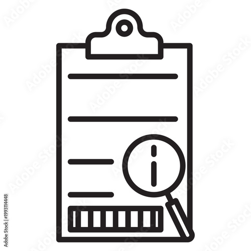 False Report Vector Icon