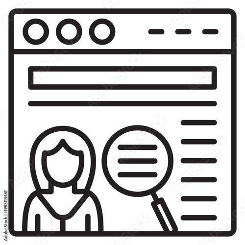 False Information Vector Icon