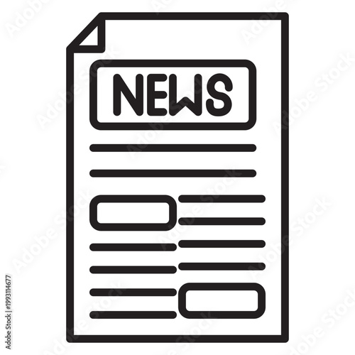 Phony News Vector Icon