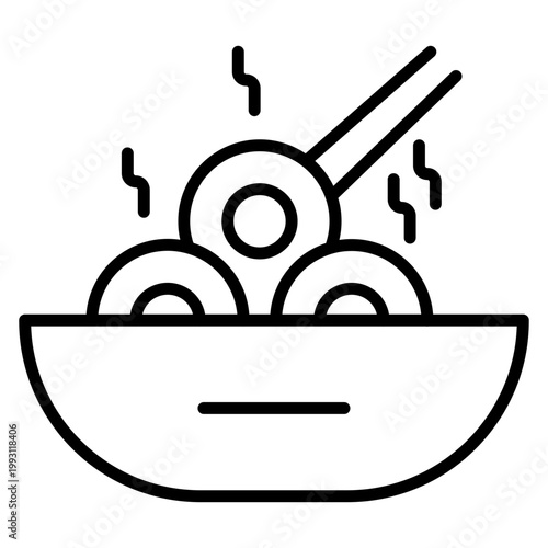 Pasta Vector Icon