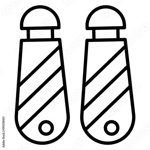 Pepper Shaker Vector Icon