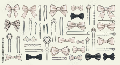 Collection of Various Bow Ties.