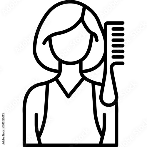 Hair Consultation Vector Icon