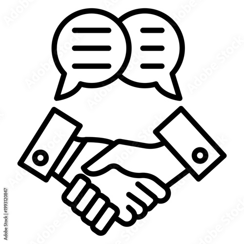 Negotiator Vector Icon