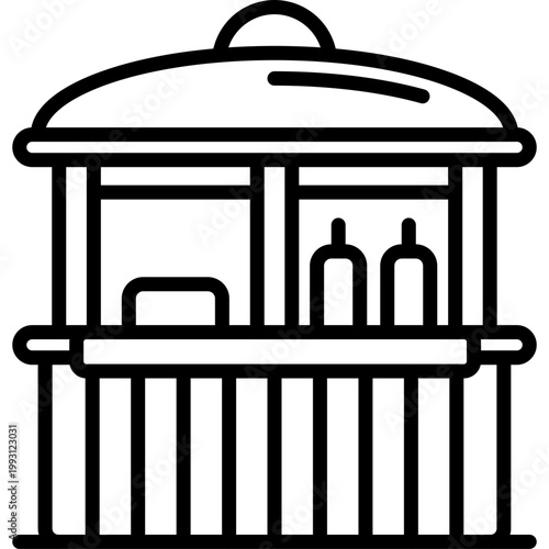Concession Stand Vector Icon